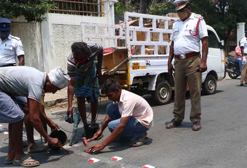 கோவையில் விபத்துகளை தடுக்க நடவடிக்கை