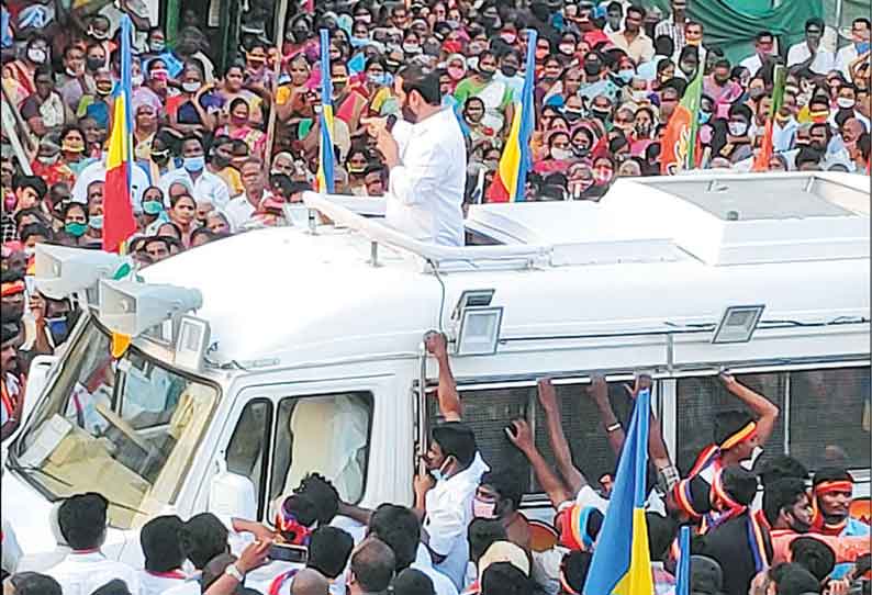 மீண்டும் விவசாயி ஆட்சிக்கு வர வாக்களியுங்கள் டாக்டர் அன்புமணி ராமதாஸ் பிரசாரம்