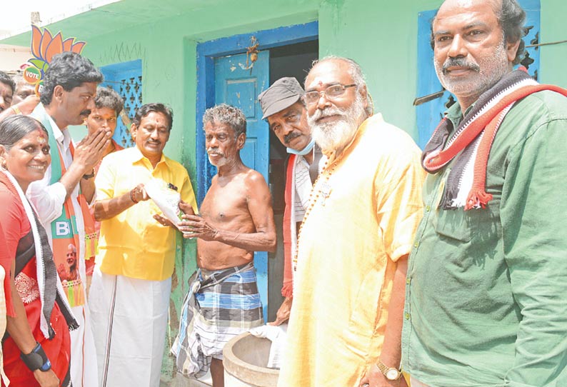 சட்டமன்ற உறுப்பினர் அலுவலகம் மக்கள் குறைதீர்க்கும் மையமாக செயல்படும்; பா.ஜ.க. வேட்பாளர் பாண்டுரங்கன் உறுதி