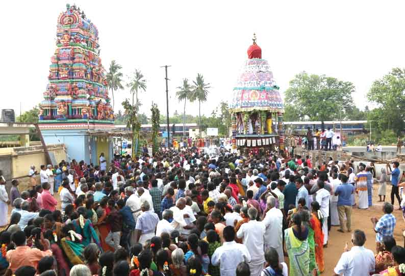 கருப்பத்தூர் சிம்மபுரீஸ்வரர் கோவில் தேரோட்டம்