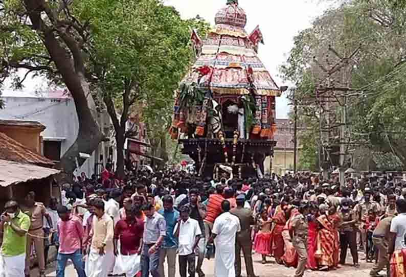 திருமேனி நாதர் கோவில் பங்குனி தேரோட்டம்