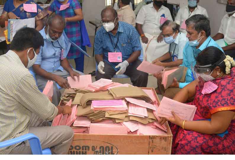 பலத்த போலீஸ் பாதுகாப்புடன் வாக்கு எண்ணிக்கை