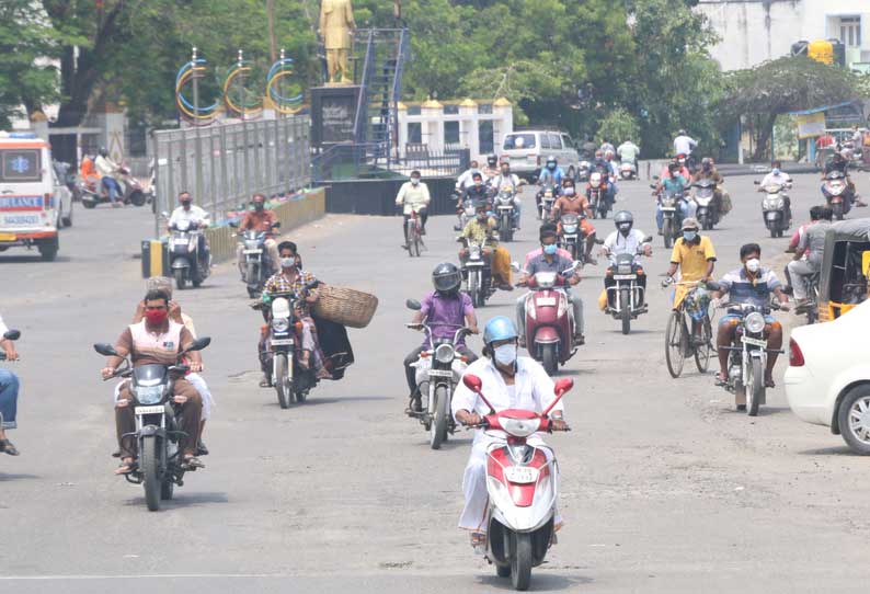 சேலம் மாநகரில் முழு ஊரடங்கை மீறி கொரோனா ஆபத்தை உணராமல் சாலைகளில் திரியும் வாகன ஓட்டிகள் கட்டுப்பாடுகளை அதிகரிக்க கோரிக்கை