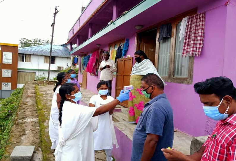 வால்பாறையில் வீடுவீடாக சென்று காய்ச்சல் பரிசோதனை