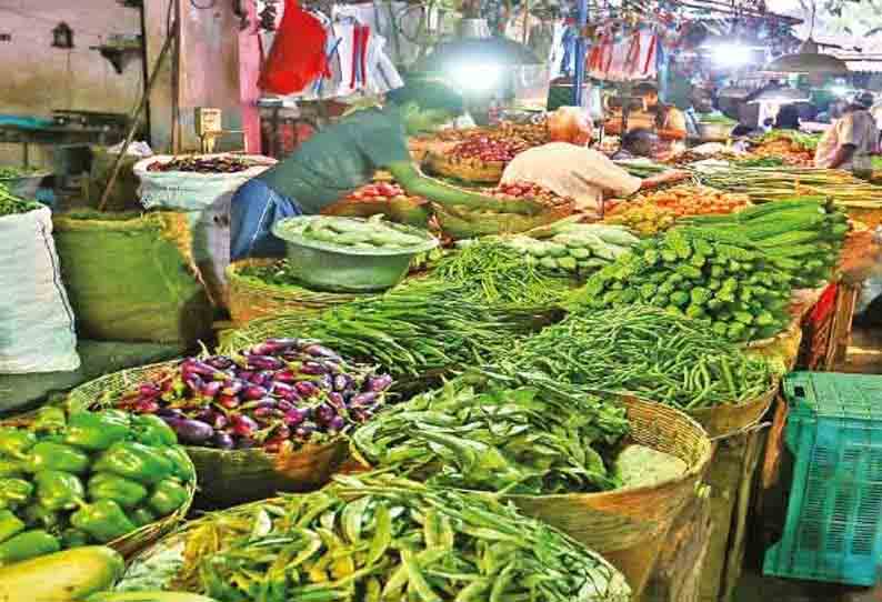 2 இடங்களில் தற்காலிக காய்கறி மார்க்கெட் செயல்படும்