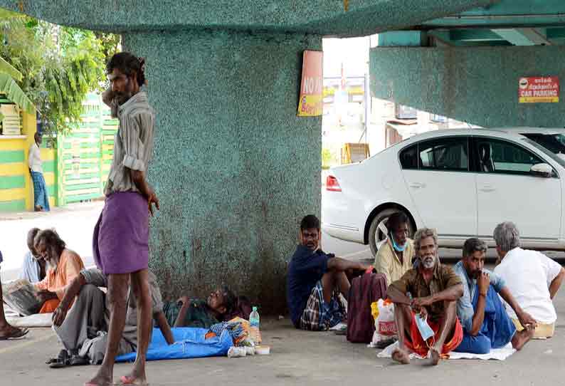 கொரோனா பரவலை தடுக்க சாலைகளில் தங்கி இருப்போருக்கு  முகாம்கள் அமைக்கப்படுமா?