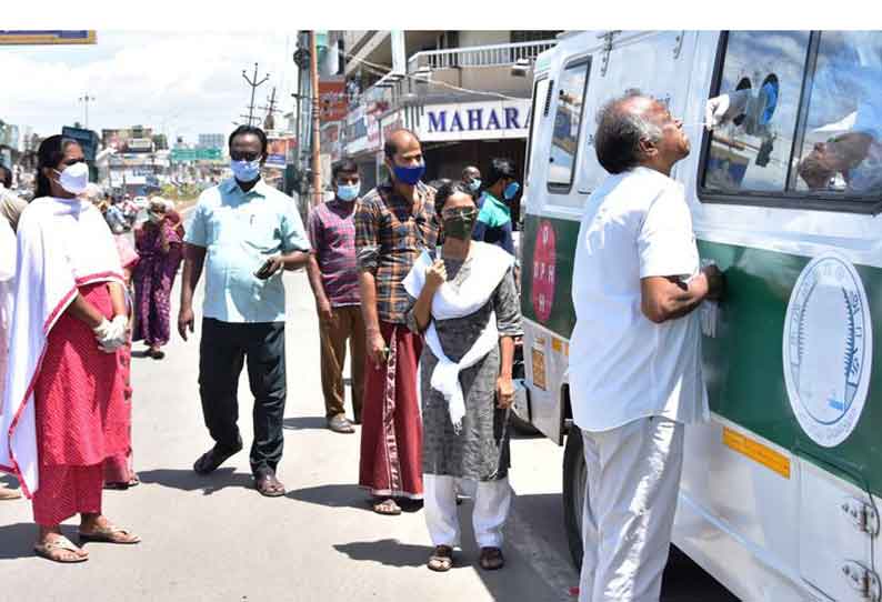 பழனியில் தேவையின்றி சுற்றித்திரிந்த 67 பேருக்கு கொரோனா பரிசோதனை