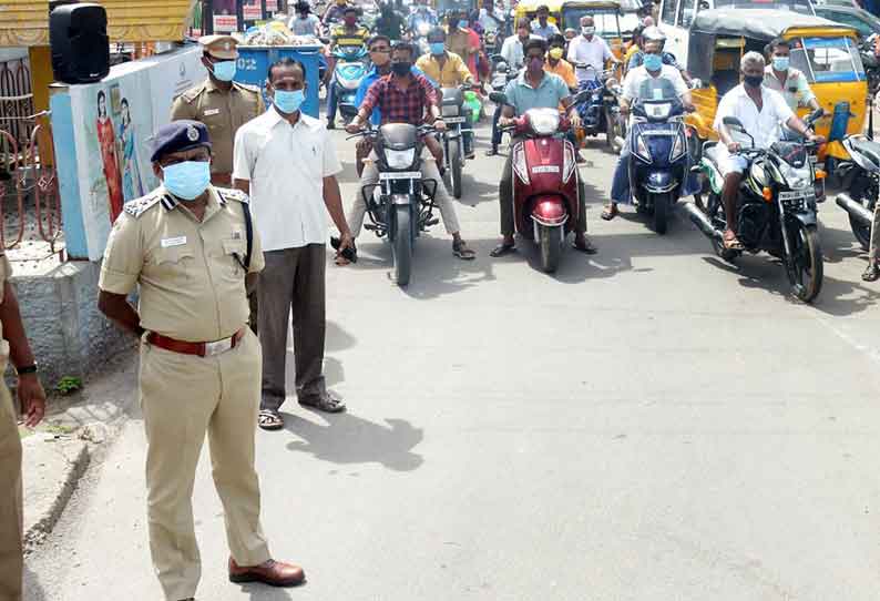 ஊரடங்கை மீறி சுற்றித்திரிந்தால் கடும் நடவடிக்கை