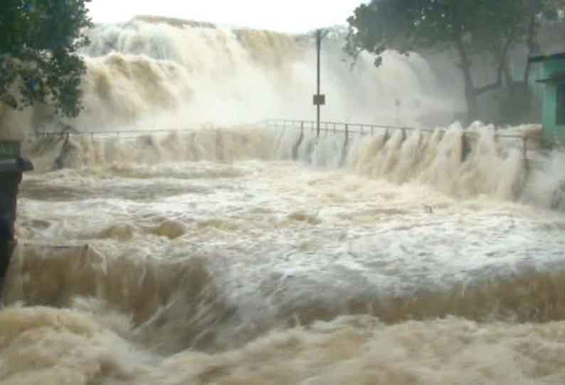 குமரியில் தொடர் கனமழையால் ஆறுகளில் வெள்ளப்பெருக்கு