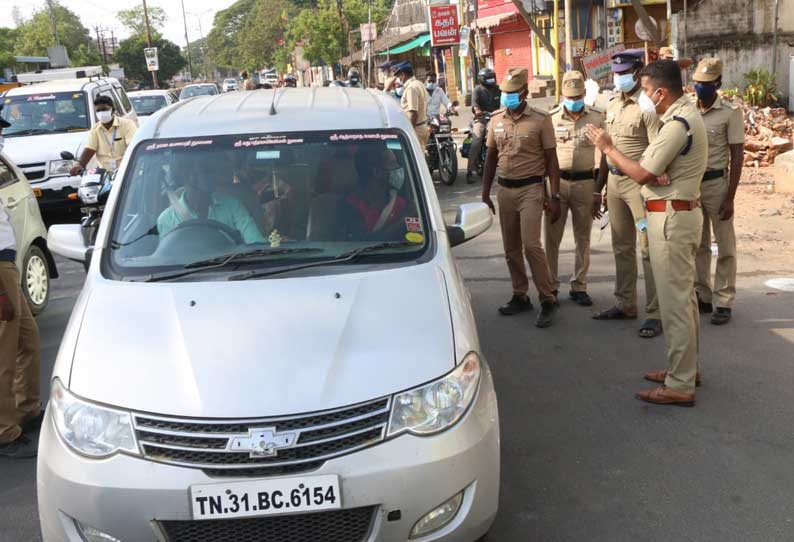 கடலூரில் போலீஸ் சூப்பிரண்டுக்கு டிமிக்கி கொடுக்க முயற்சி திருமணத்துக்கு சென்றுவிட்டு  மருத்துவமனைக்கு செல்வதாக ஏமாற்றிய தம்பதி ஆம்புலன்சில் ஏற்றி அனுப்பி வைத்ததால் பரபரப்பு