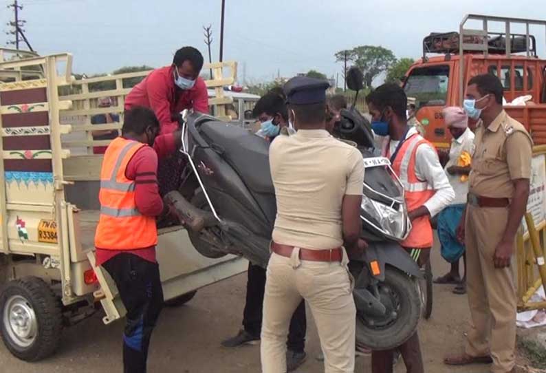 கோவில்பட்டி தற்காலிக மார்க்கெட்டில் பொதுமக்களுக்கு கொரோனா பரிசோதனை