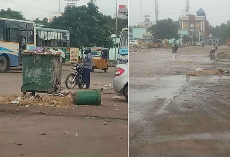 குடிநீர் குழாயை சூழ்ந்த கழிவுநீர்