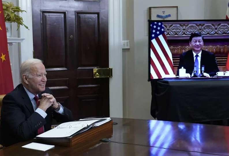 “சீனாவுடன் ஆரோக்கியமான போட்டியை மட்டுமே அமெரிக்கா எதிர்பார்க்கிறது” - ஜோ பைடன்