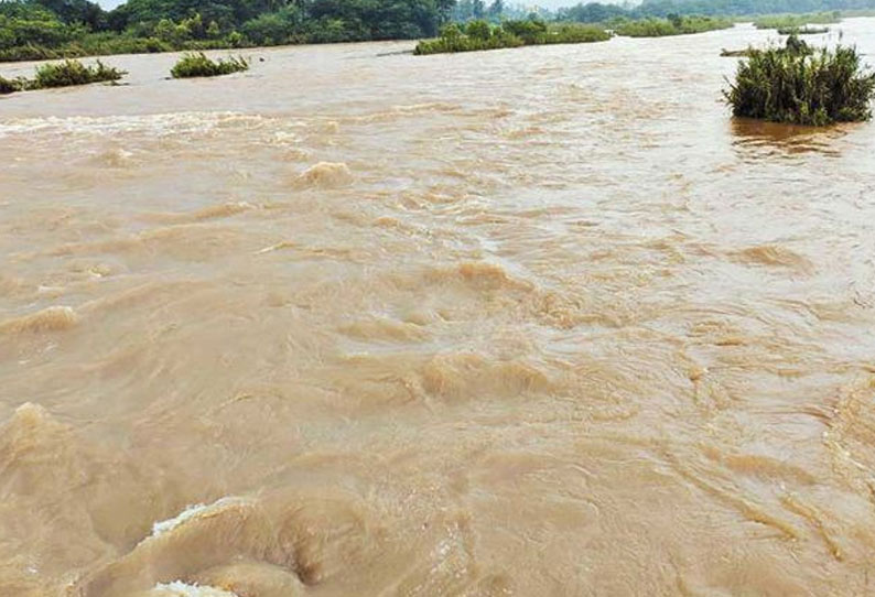 கிருஷ்ணாபுரம் அணையில் இருந்து திடீர் தண்ணீர் திறப்பு