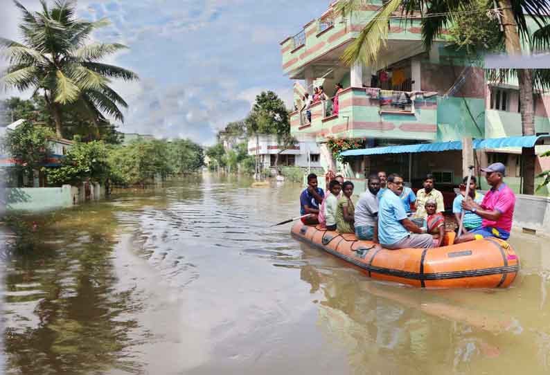 கள்ளக்குறிச்சி  மாவட்டத்தில் 100 கிராமங்கள் தண்ணீரில் மிதக்கிறது