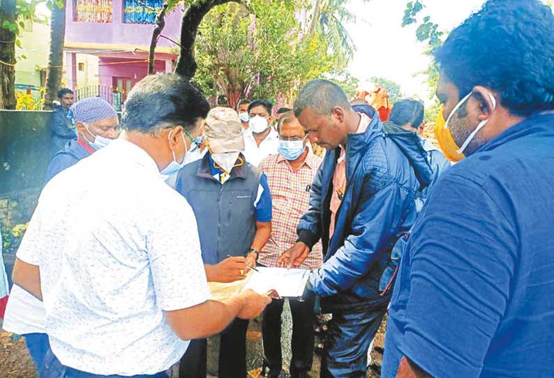 கூடுவாஞ்சேரி நீர்வரத்து கால்வாயில் கட்டப்பட்ட 9 வீடுகளை அகற்ற அதிகாரி உத்தரவு