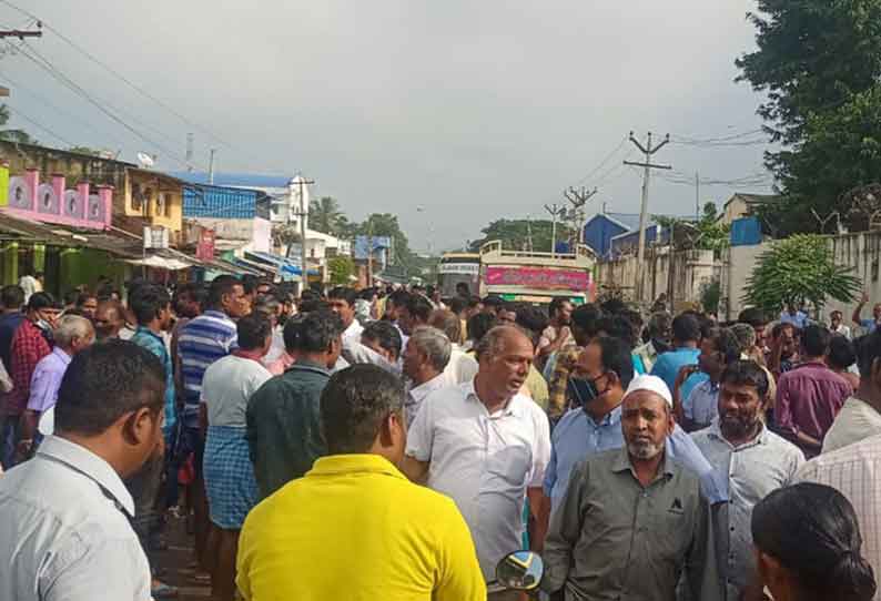 ஆம்பூர் அருகே பொதுமக்கள் மீண்டும் சாலை மறியல்