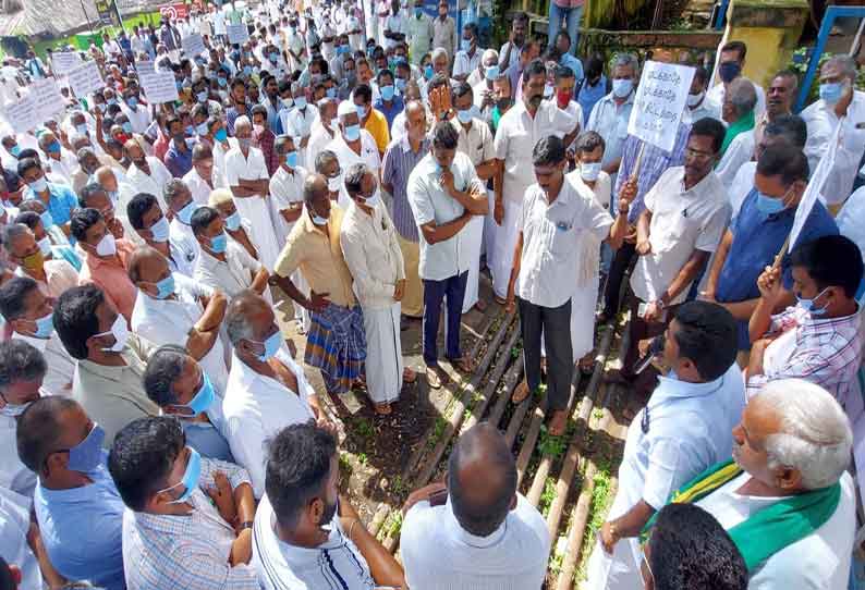 ஒட்டன்சத்திரம் பகுதிக்கு ஆழியாறு ஆணையில் இருந்து தண்ணீர் கொண்டு செல்ல விவசாயிகள் எதிர்ப்பு