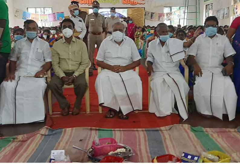 கன்னிவாடியில் விரைவில் பஸ் நிலையம் அமைக்கப்படும்; அமைச்சர் இ.பெரியசாமி பேச்சு