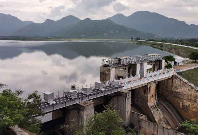 கோமுகி அணையின் நீர்மட்டம் 41 அடியாக உயர்வு