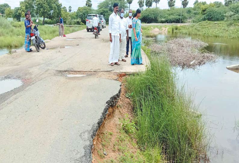 மதுராந்தகம் எம்.எல்.ஏ. ஆய்வு