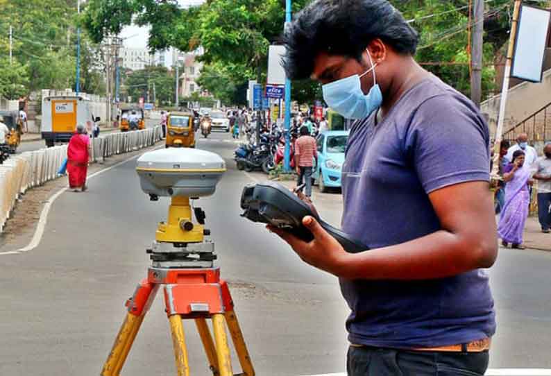 மெட்ரோ ரெயில்பாதை அமைக்க ஆய்வு  தொடக்கம்