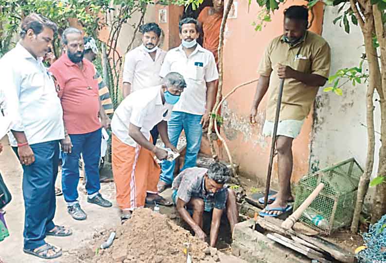 கடலூாில் 53 வீடுகளில் முறைகேடாக பெற்ற குடிநீர் குழாய் இணைப்புகள் துண்டிப்பு