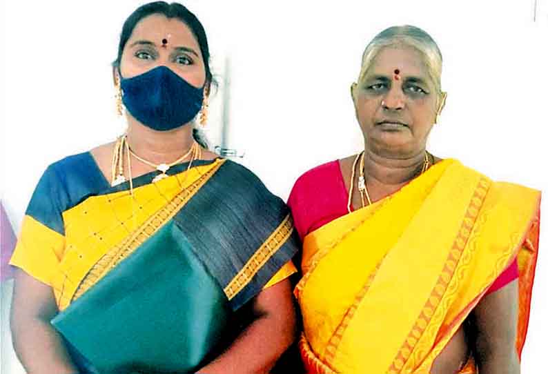 ஊராட்சி மன்ற தலைவர் பதவிக்கு மாமியார்- மருமகள் போட்டி - ஒரே நேரத்தில் வேட்புமனு தாக்கல் செய்ய வந்ததால் பரபரப்பு