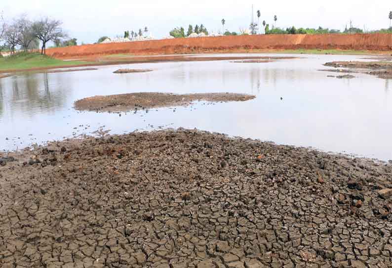 கோவையில் வறண்டு வரும் குளங்கள்