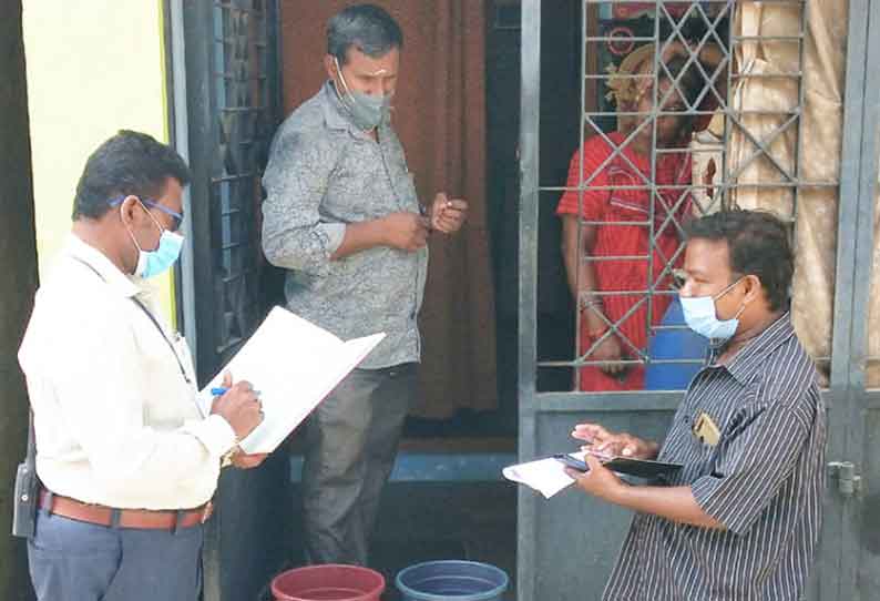 கொரோனா தடுப்பூசி செலுத்தாத நபர்களை கண்டறிய வீடு, வீடாக ஆய்வு