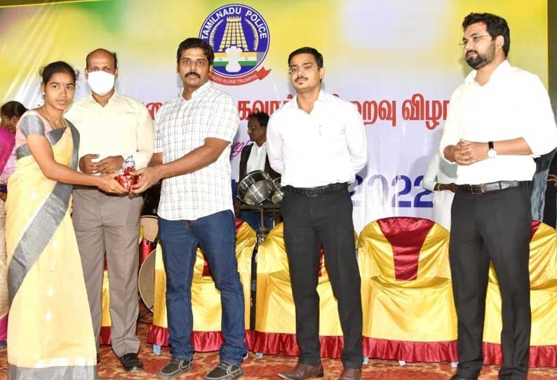 கடலூரில் ஆயுதப்படை காவலர்களுக்கான கவாத்து பயிற்சி நிறைவு விழா