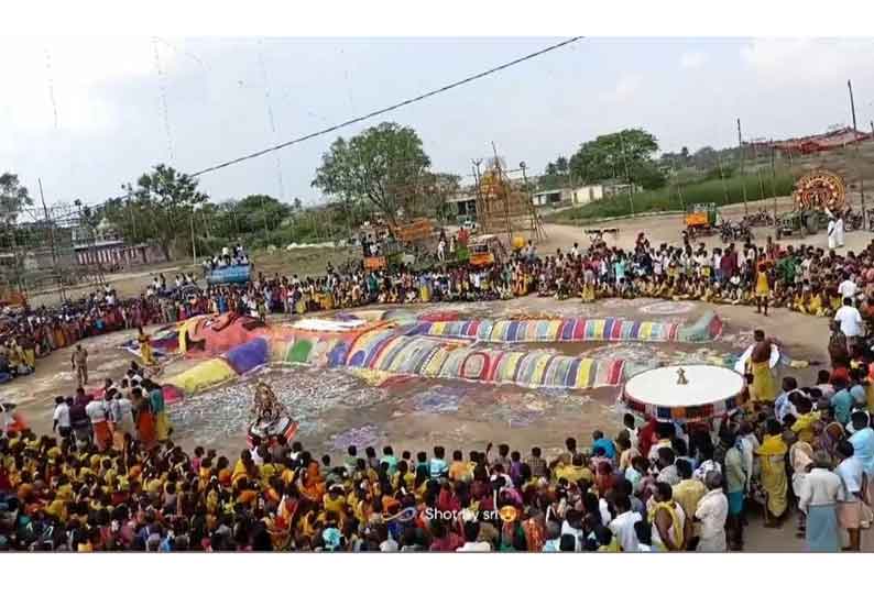 நெமிலி அருகே திரவுபதியம்மன் கோவிலில் அர்ச்சுனன் தபசு நிகழ்ச்சி