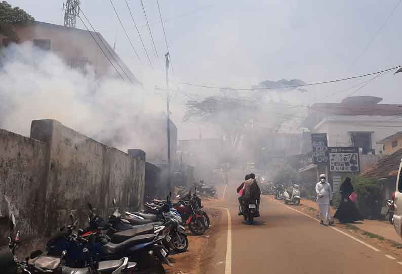 குப்பை கிடங்கில் தீ