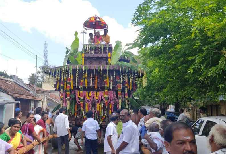 புதிதாக வடிவமைக்கப்பட்ட தேர் வெள்ளோட்டம்