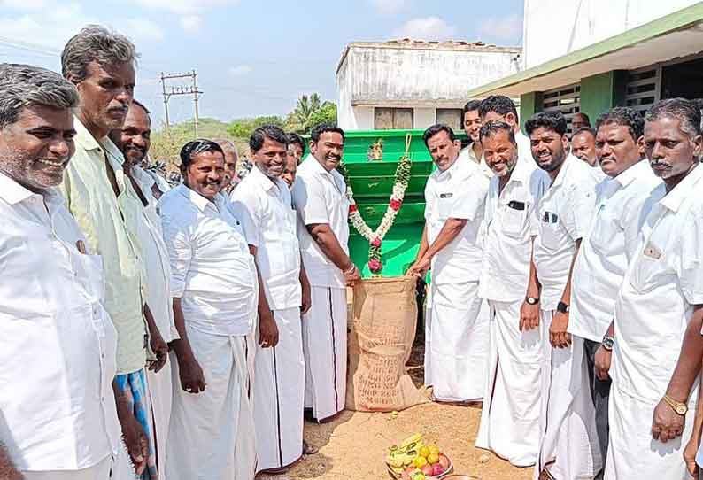 நேரடி நெல் கொள்முதல் நிலையம் திறப்பு