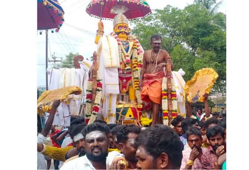 நத்தம் அருகே வேட்டைக்காரன் சுவாமி கோவில் திருவிழா