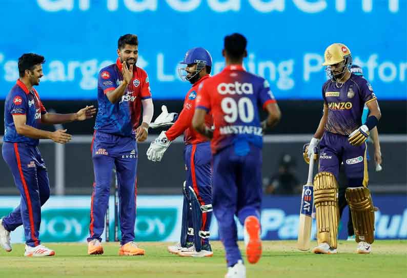 ஐபிஎல் : கொல்கத்தா அணியை வீழ்த்தி டெல்லி அணி அபார வெற்றி..!