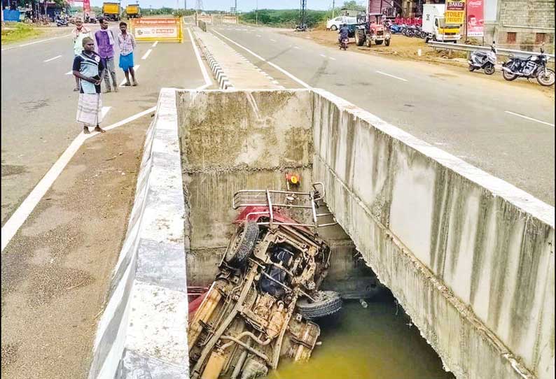 நண்பரின் திருமணத்துக்கு சென்றபோது கால்வாய்க்குள் கார் பாய்ந்து வாலிபர் பலி