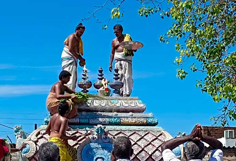 குலசேகரன்பட்டினம் முத்தாரம்மன் கோவிலில் வருஷாபிஷேக விழா...!