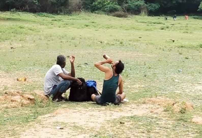 பொள்ளாச்சி அருகே மது பாராக மாறிய ஆழியாறு அணை