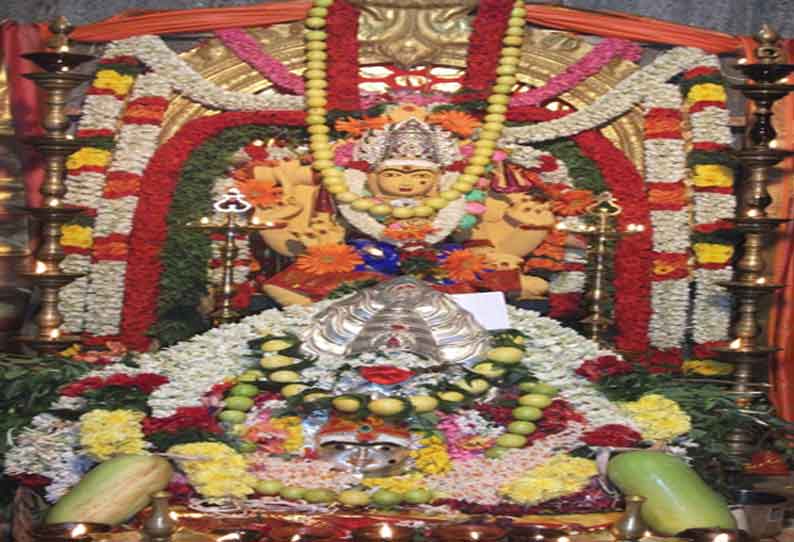 கொரோனா காரணமாக 2 ஆண்டுகளுக்கு பிறகு சூலக்கல் மாரியம்மன் கோவில் தேர் திருவிழா அடுத்த மாதம் (மே) 3 நாட்கள் நடக்கிறது