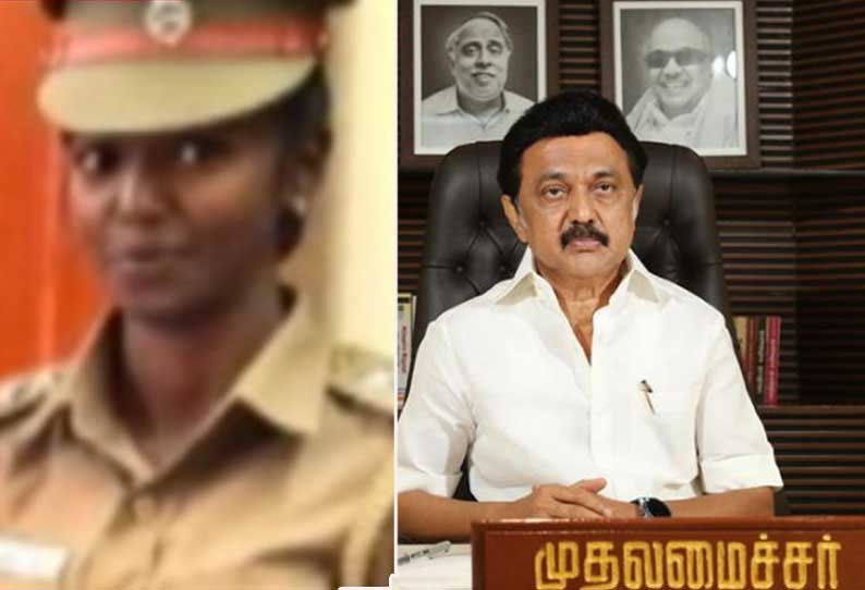 நெல்லையில் தாக்கப்பட்ட பெண் சப்-இன்ஸ்பெக்டரிடம் நலம் விசாரித்தார் முதல் அமைச்சர்