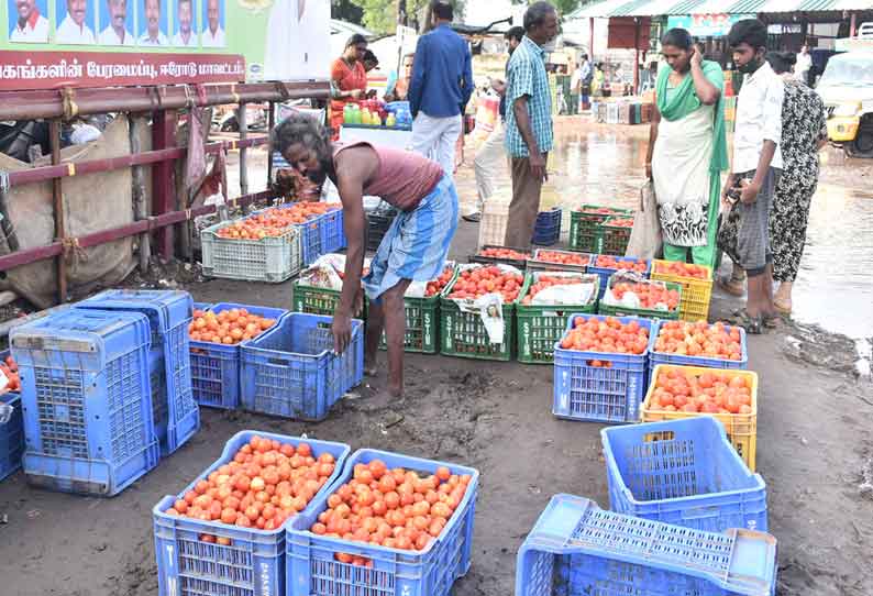 ஈரோட்டில் வரத்து குறைவால் காய்கறிகள் விலை உயர்வு