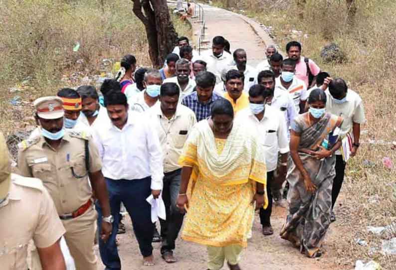 தீர்த்தமலை தீர்த்தகிரீஸ்வரர் மலைக்கோவிலுக்கு பக்தர்களின் வசதிக்காக ரோப்கார் அமைக்க நடவடிக்கை கலெக்டர் திவ்யதர்சினி தகவல்