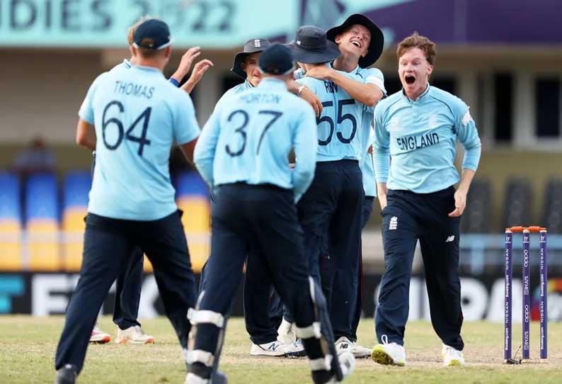 ஜூனியர் உலகக்கோப்பை: இறுதிப் போட்டிக்கு தகுதிபெற்ற இங்கிலாந்து..!