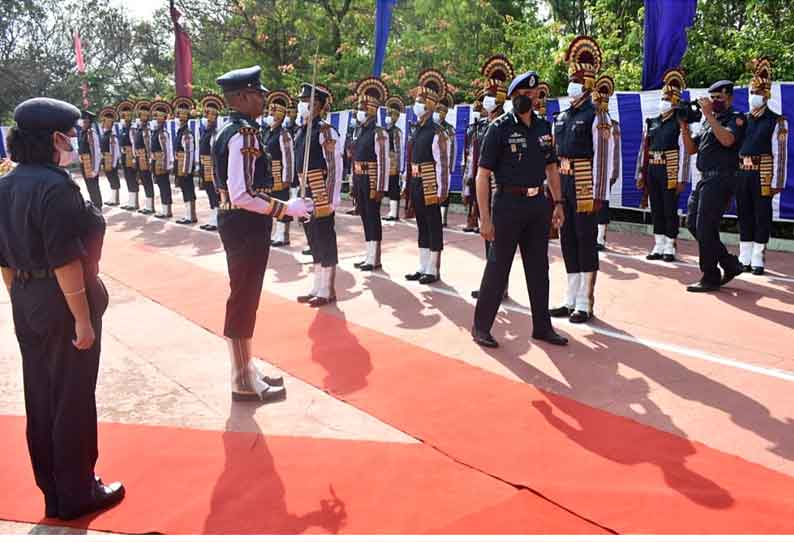 அரக்கோணம் தேசிய பேரிடர் மீட்புப்படையில் தலைமை இயக்குனர் அத்துல் கார்வால் ஆய்வு