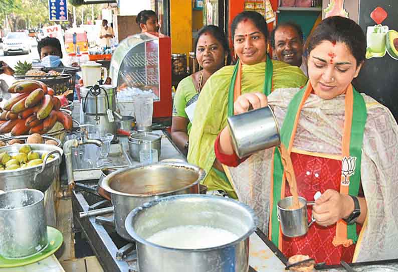 பள்ளிக்கூடத்திற்கு உள்ளே ‘ஹிஜாப் அணிந்து செல்லக்கூடாது - நடிகை குஷ்பு பேட்டி