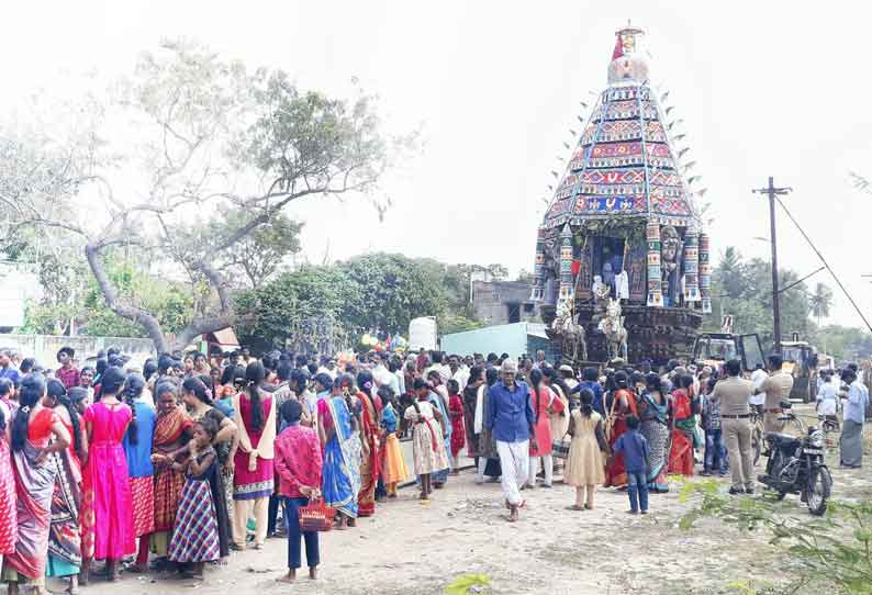 திருக்கண்ணபுரம் சவுரிராஜ பெருமாள் கோவில் தேரோட்டம்