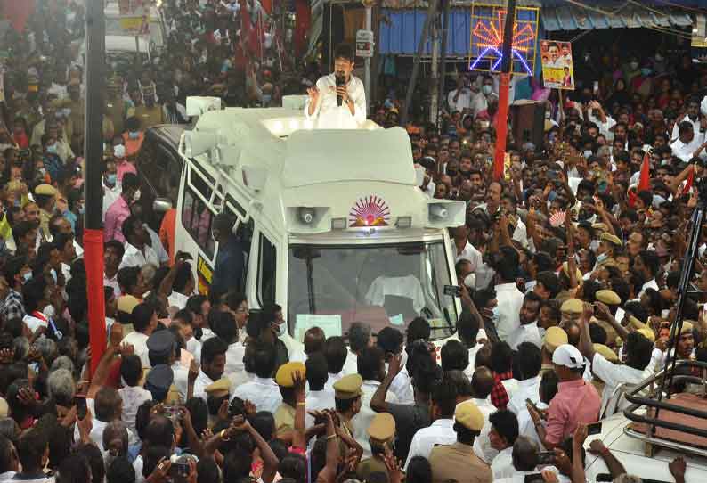 “தைரியம் இருந்தால் சட்டமன்றத்தை முடக்கிப்பாருங்கள்”- எடப்பாடி பழனிசாமிக்கு உதயநிதி ஸ்டாலின் சவால்