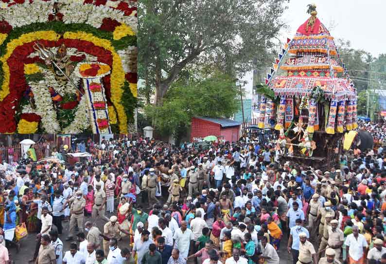 பழனி மாரியம்மன் கோவிலில் மாசித்திருவிழா தேரோட்டம்